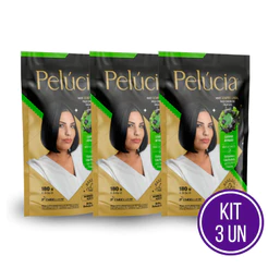KIT 3 HENÊ PELÚCIA MORENA DESEJADA POUCH