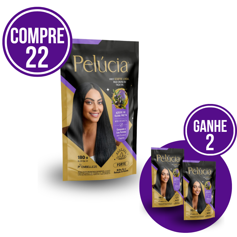 Kit Compre 22 e Ganhe 2 Henês Pelúcia Pouch Forte