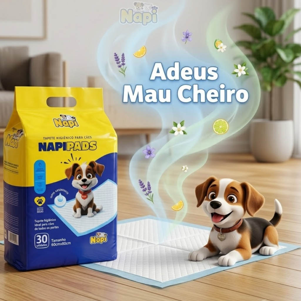 Tapete Higiênico Cachorro 60x80 Grande Alta Absorção Não Vaza Pet Premium Kit