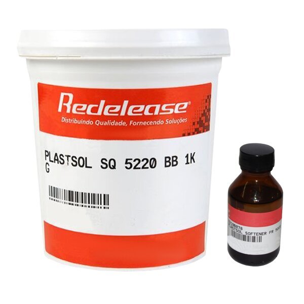 Kit Plastisol SQ 5220 + Softener Aditivo Amaciante Redelease