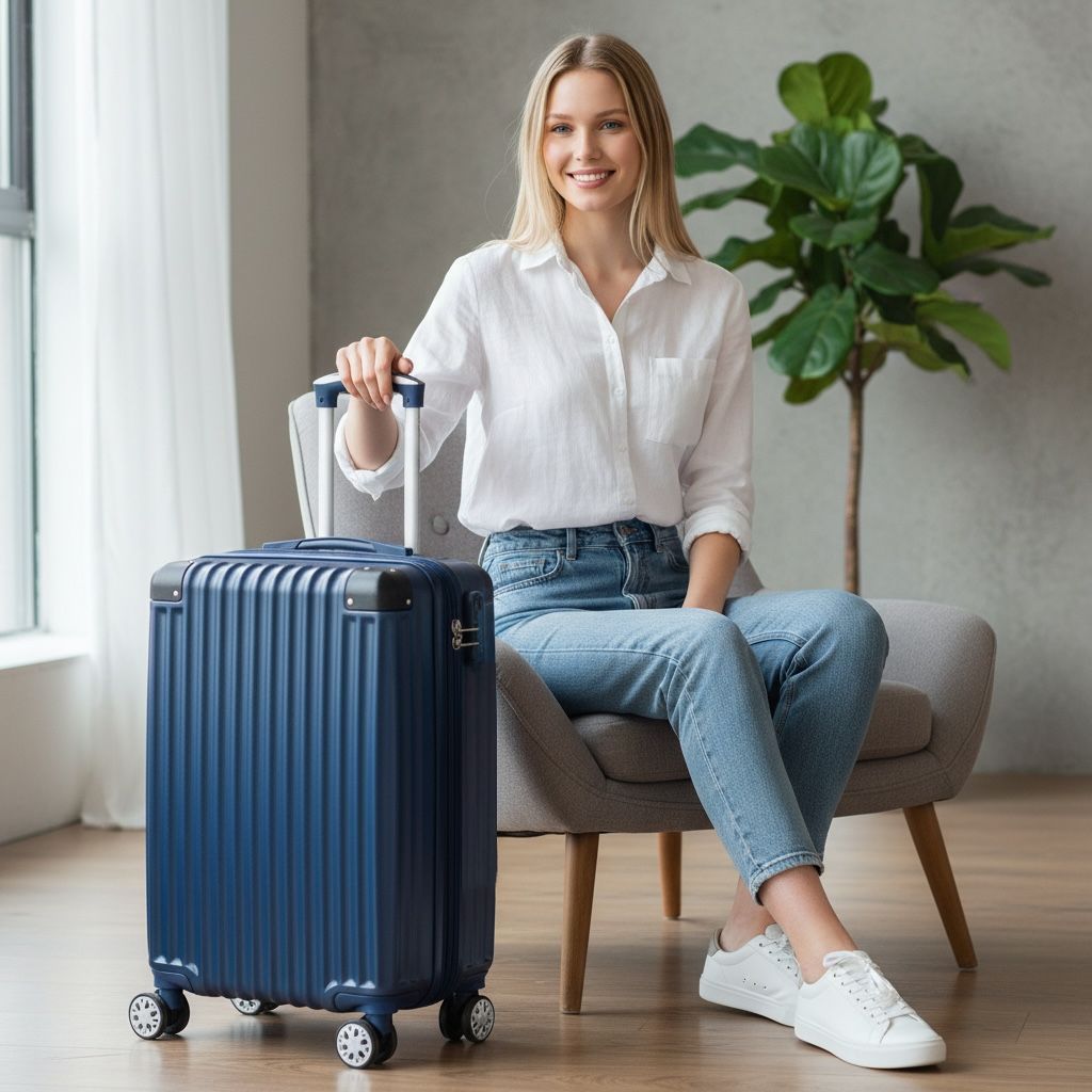 Mala de Viagem Bordo Ideal Para Viagem 10KG Padrao Anac Com Zíper Expansiva Rodas Removíveis 360