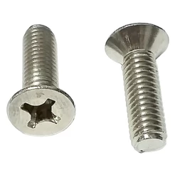 Parafuso Chato Phillips M2,5 x 10mm Inox