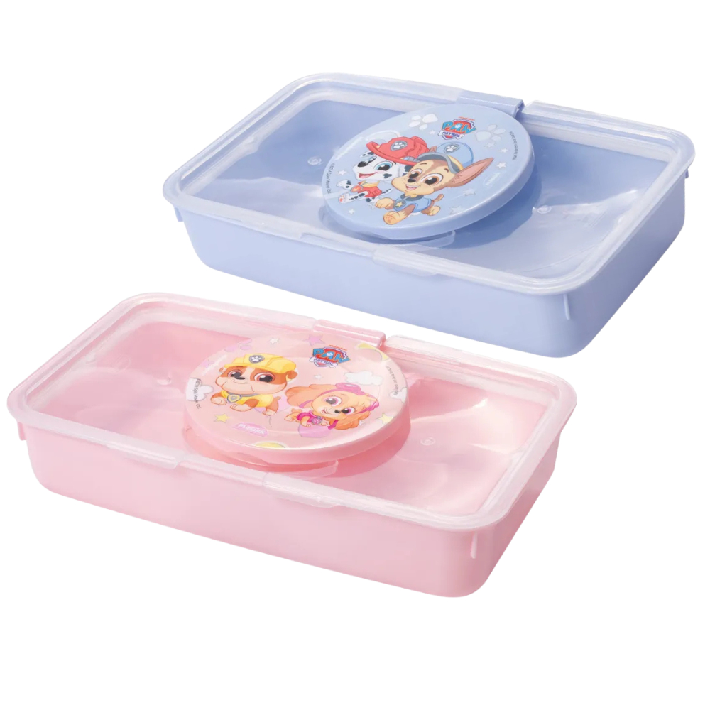 Porta Lenço Umedecido Patrulha Canina 530ml Plasútil em Oferta na Shopee