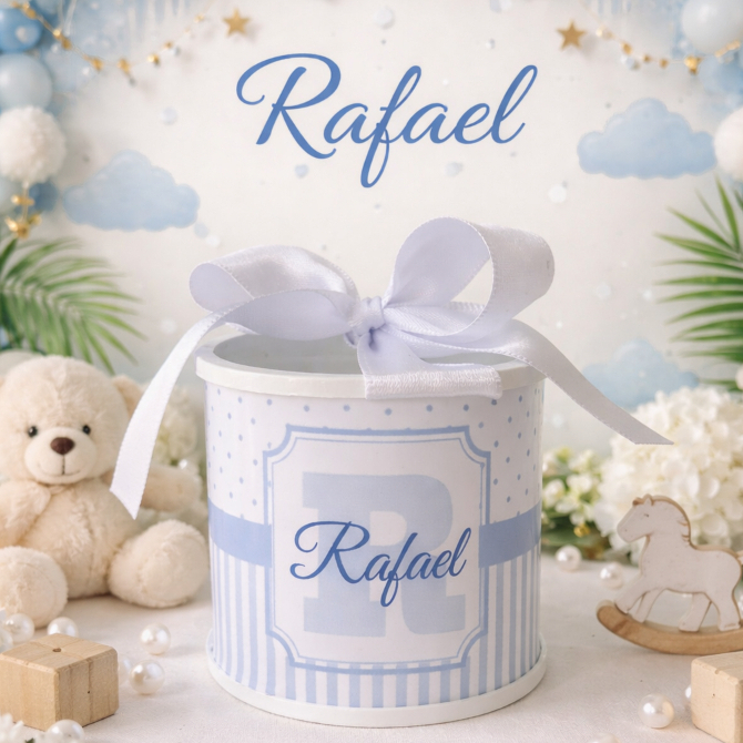 Kit Tubolata Personalizada 5x6 - Lembrancinha para Batizado l nascimento l maternidade l Casamento -Vários temas