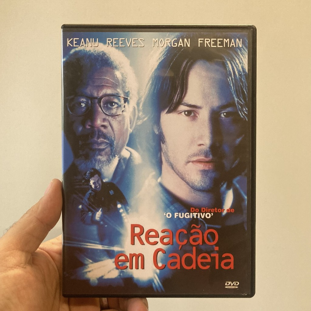 DVD Reação em Cadeia - Keanu Reeves - Morgan Freman