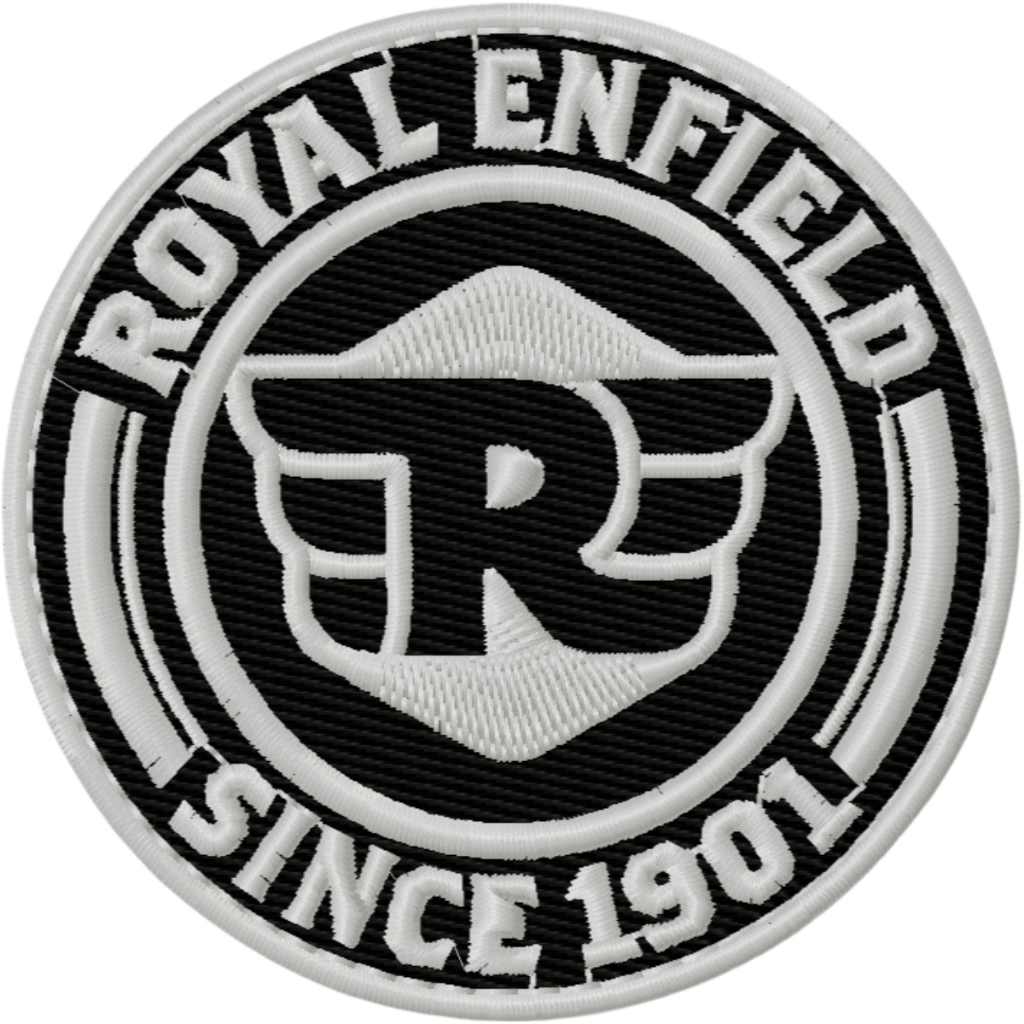 Patche Bordado Royal Enfield (Diversos Tamanhos)