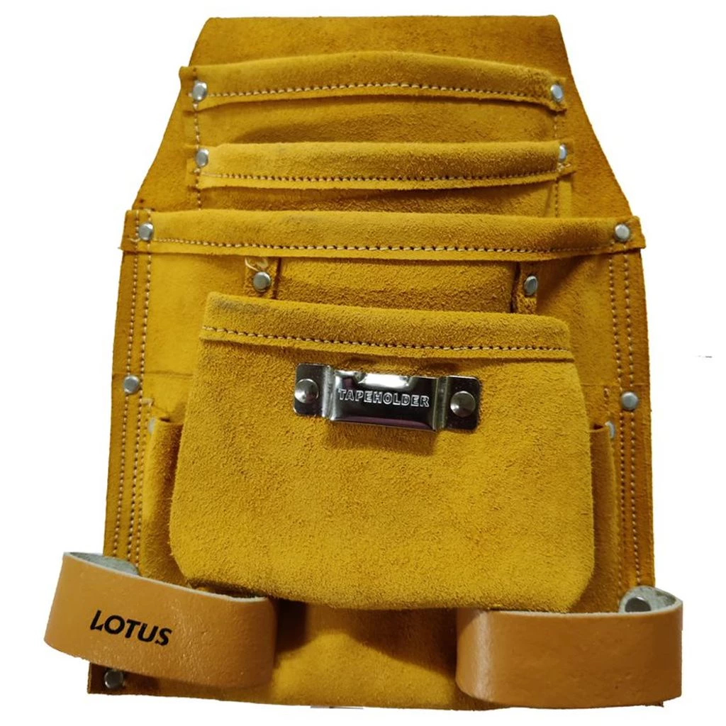 Bolsa Porta Ferramentas de Couro com Porta Trena Plus Lotus