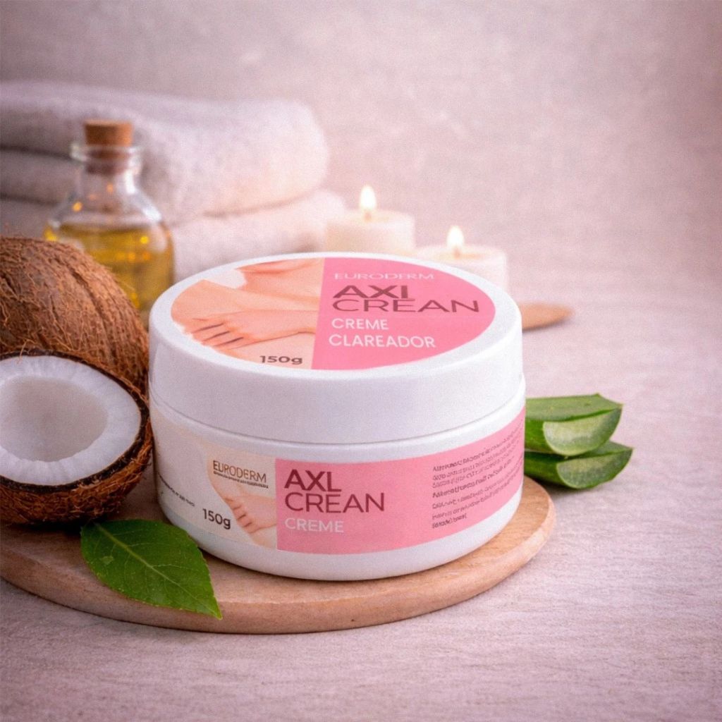 Creme Clareador de Axila e Virilha 150g Auxilia em Manchas Hidrata e Uniforme