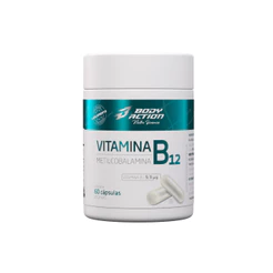 Vitamina B12 Metilcobalamina 60 Cápsulas Bodyaction
