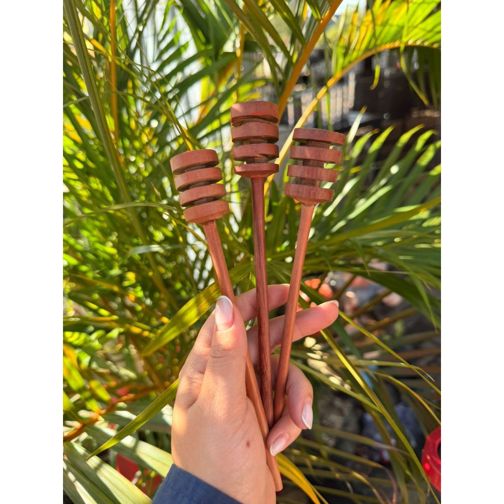 Mini Talheres de Madeira Natural – Colheres, Garfinhos, Faca e Palito para Mel, Doces e Aperitivos