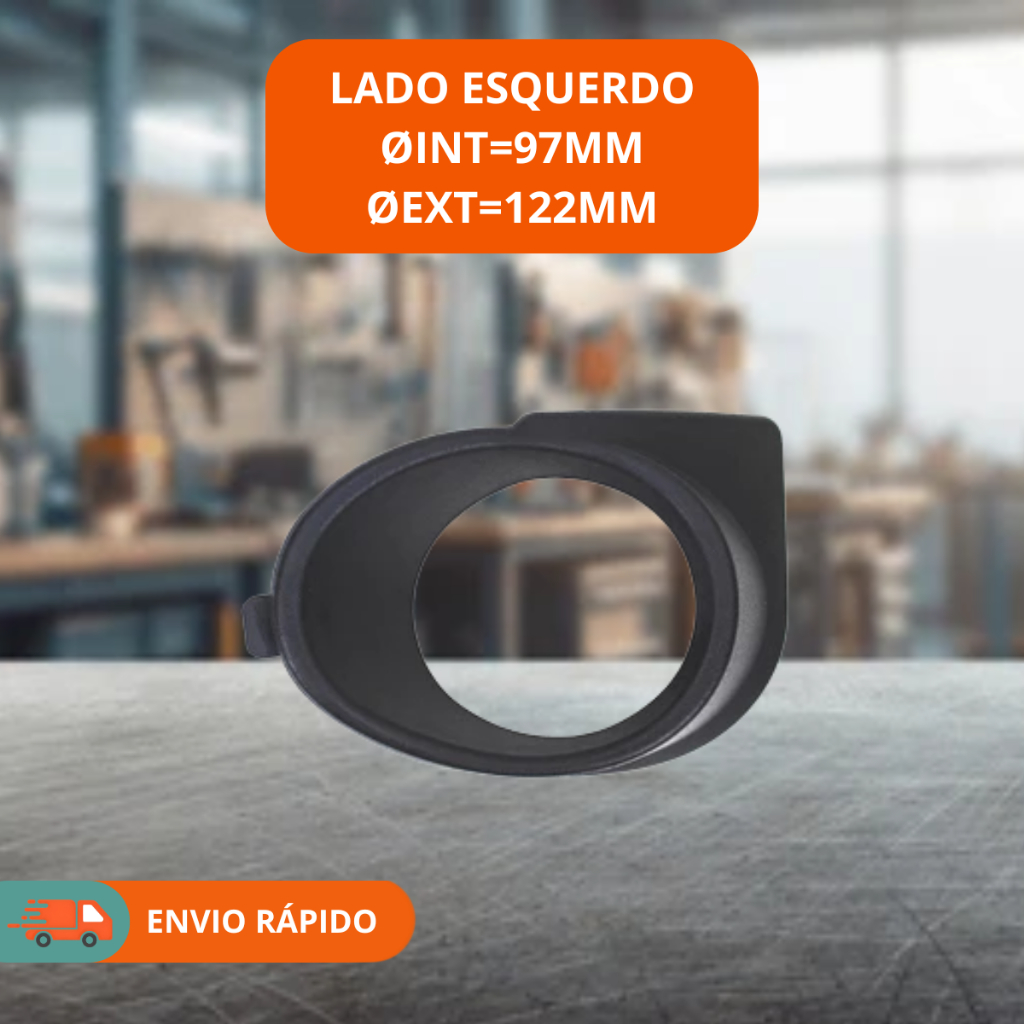 Aro Farol Auxiliar Lado Esq Vollvo Vm 2010 2011 (ØINT=97MM, ØEXT=122MM)