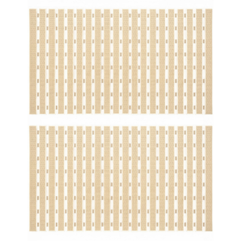 2 Tapetes Deck Estrado Base Antiderrapante 70x40cm Box/Ducha