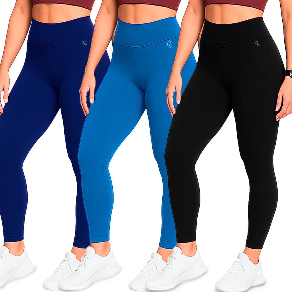Calça Legging Benévola Em Poliamida Sem Costura Feminina Confortável Fitness Cintura Alta Academia