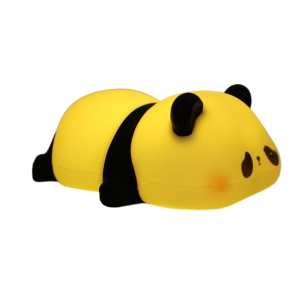 Imagem Projetor Luminária LED Panda de Silicone Luz Ambiente Relaxante Abajur Fofo Noturno Dormir Infantil