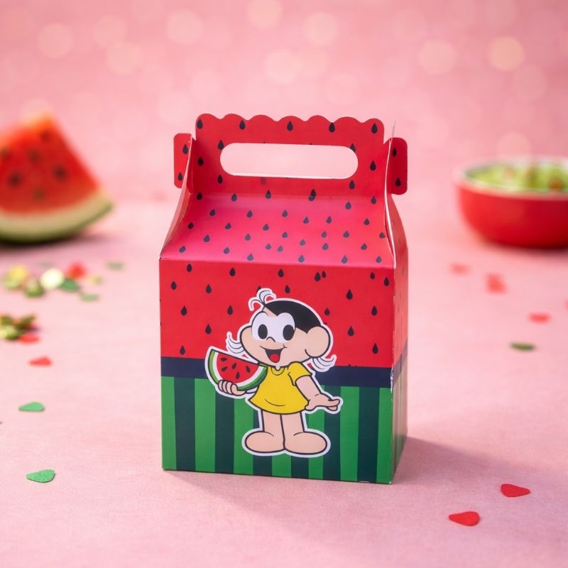 PEGUE E MONTE | Kit Maletinha Magali P - Personalizada- Lembrancinha- Festa- Aniversário- Decoração- Envio Rápido