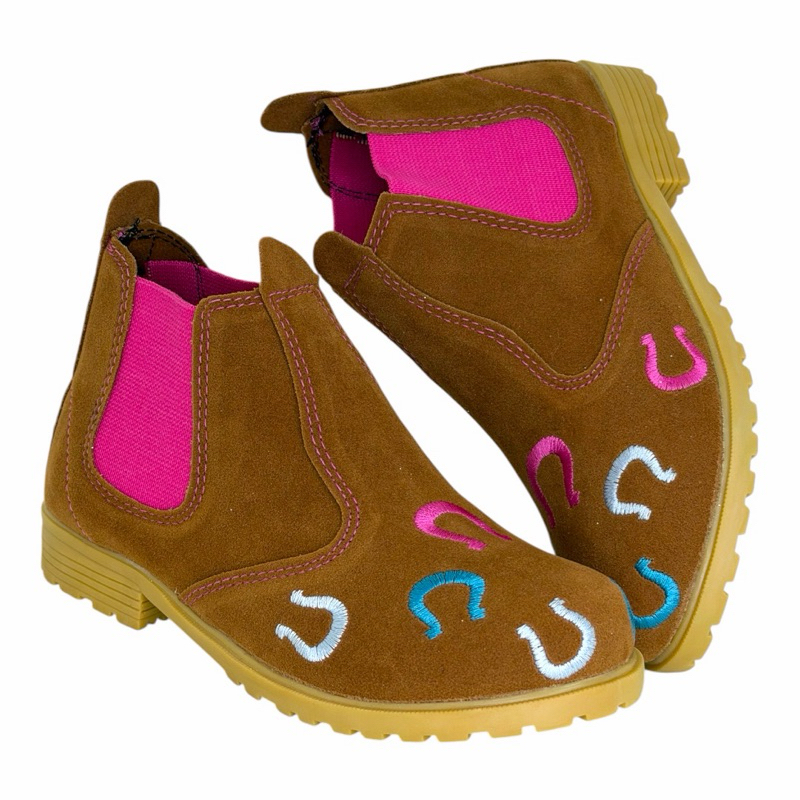 Bota cautry Infantil bordada boiadeira