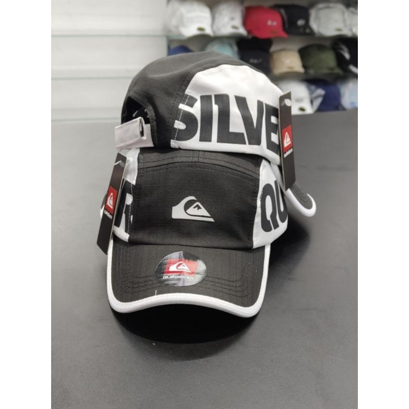Boné Quicksilver Aba Curva Velcro Lançamento Adulto (M).
