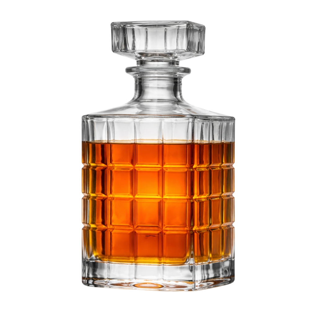 Garrafa Para Whisky Licor Vidro Transparente Decoração Retrô Licoreira Bebida Vinho Cachaça Bar