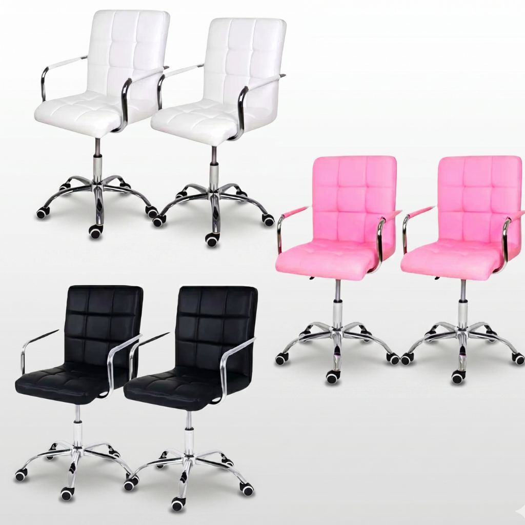 Cadeira De Escritório Gamer Ergonômica Apoio Lombar Giratória Tecido Gomos 3 Cor Mesa 1 ou 2 unidade