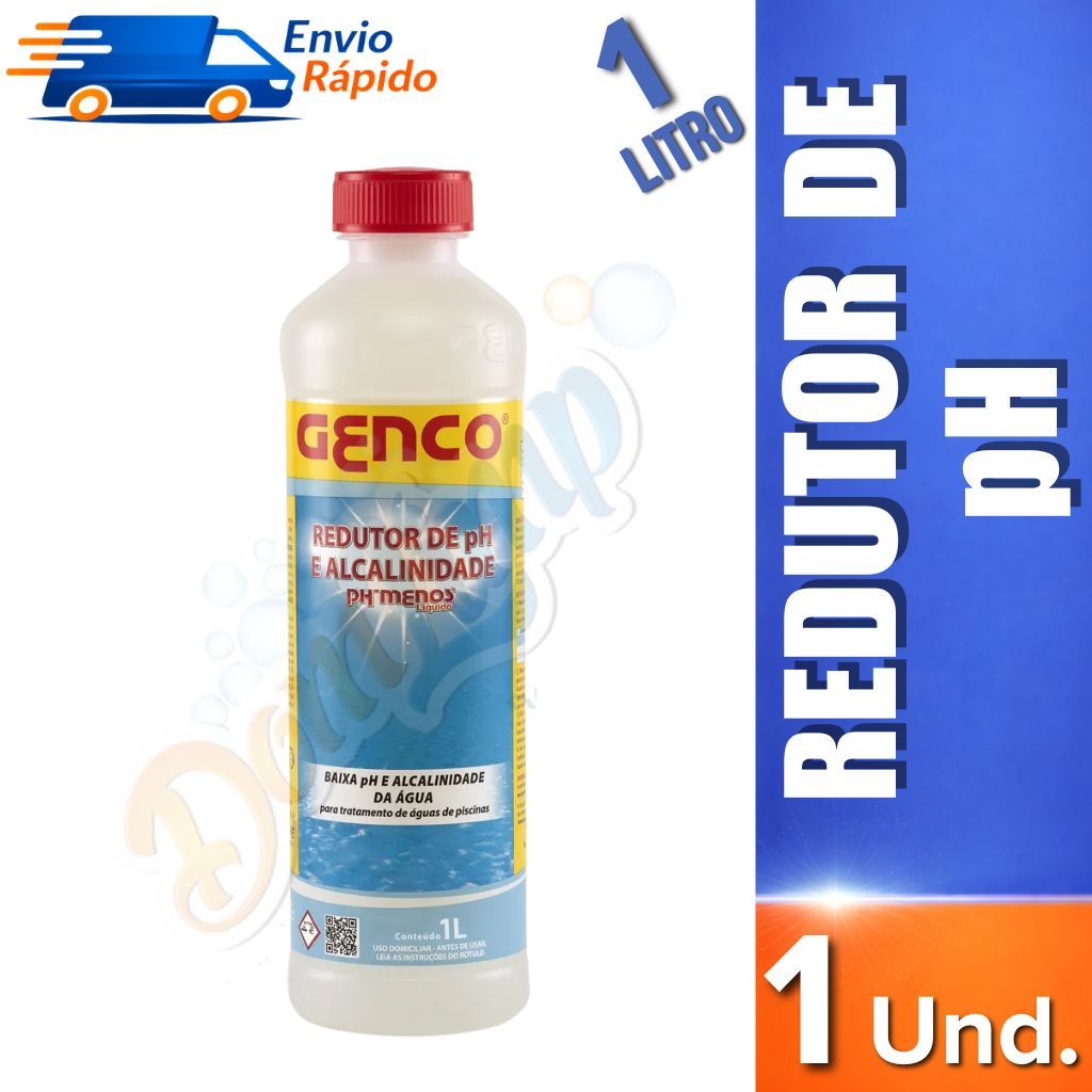 Redutor de pH e Alcalinidade GENCO PH-Menos para Piscina em Oferta na Shopee