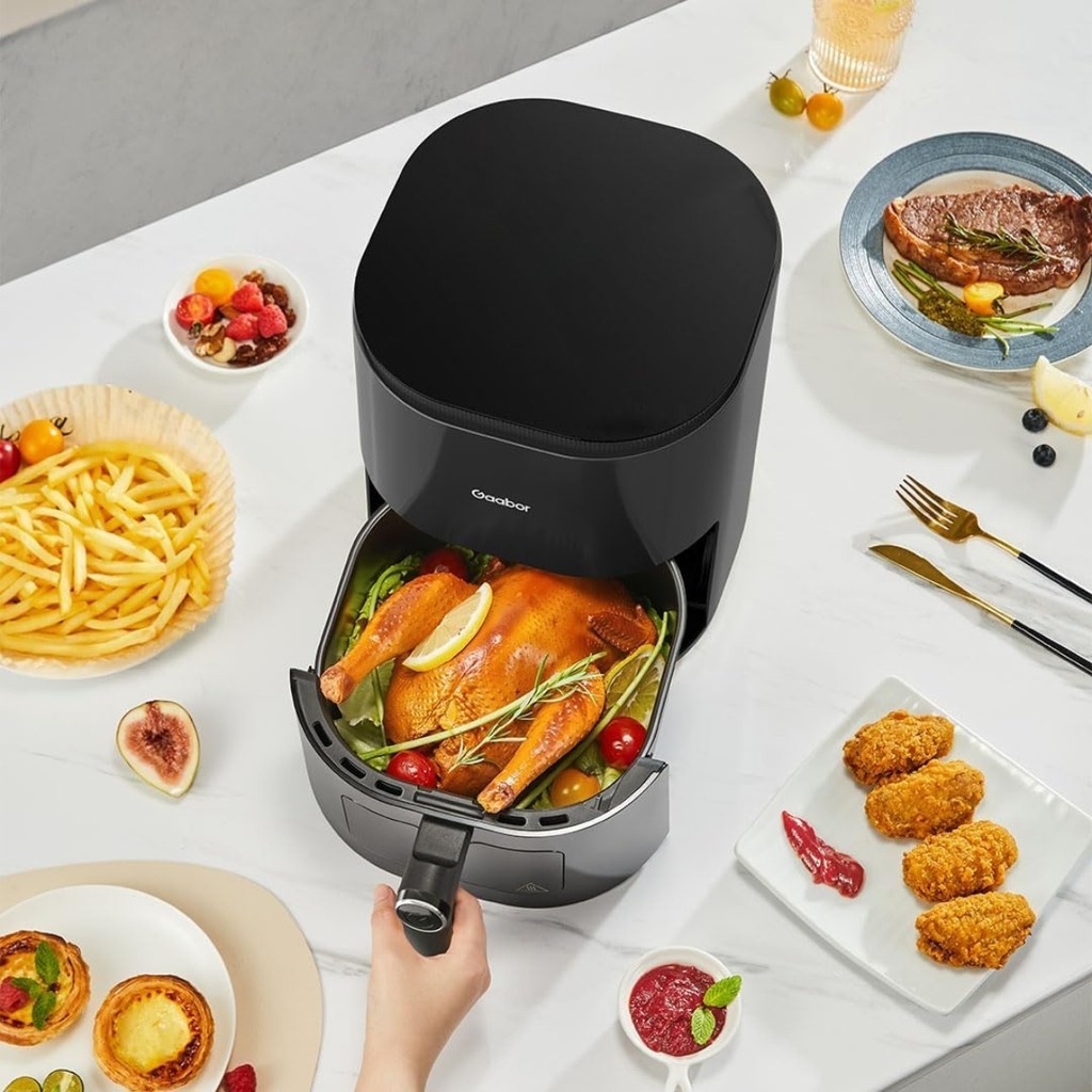 Air Fryer Gaabor Duo 4,2L – Analógica, Visor Transparente, Sem Óleo, 127V/220V