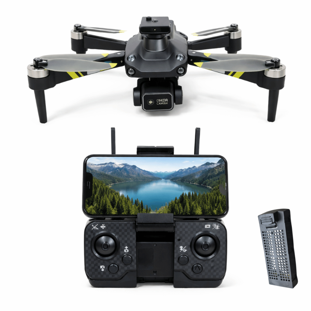 Drone S172 4K com Câmera Dupla, GPS e Motor Brushless - Ideal para Iniciantes e Profissionais