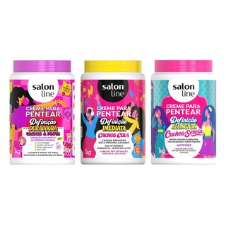 Kit Creme Para Pentear Salon Line 1 Kg