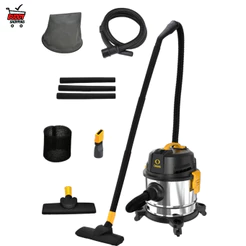 Aspirador de Pó e Líquidos Inox 12L 1600W Com Bico Extratora Soprador Profissional 127V ou 220V Onistek ON-LV307