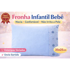 Par De Fronhas Bebê 30x35cm 2 unidades