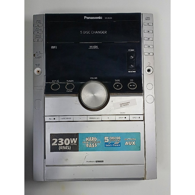 carcaça Frontal Completa Som Panasonic SA-AK250
