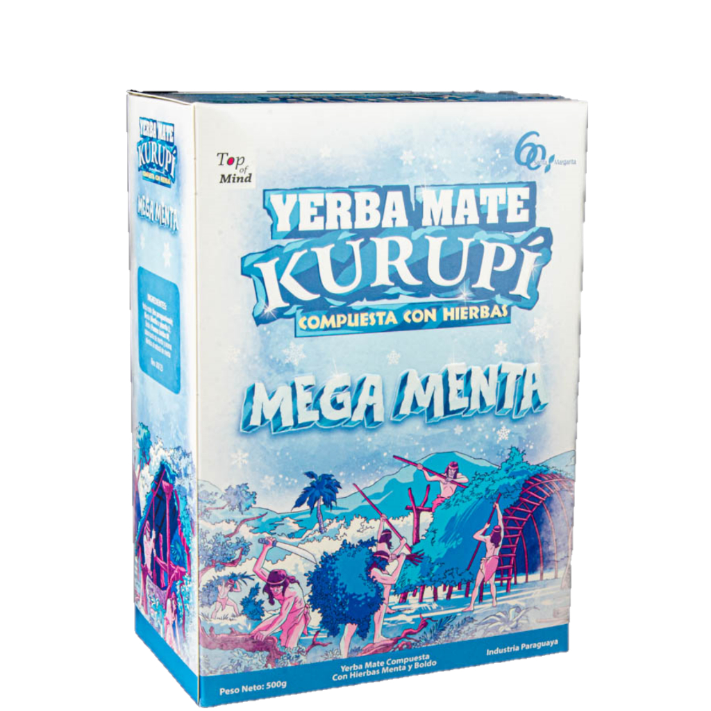 Erva Mate para Tereré Kurupí - Mega Menta