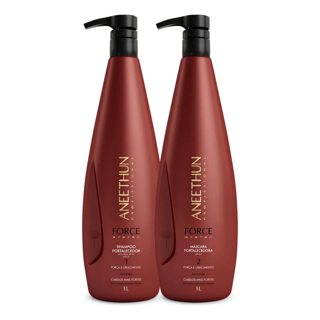 Kit Aneethun Profissional Force System 2X1000 ml (2 produtos)
