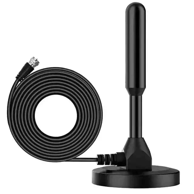 MINI ANTENA DIGITAL HDTV A PROVA D'ÁGUA 3M/5M BASE IMÃ - ENVIO IMEDIATO em Oferta na Shopee