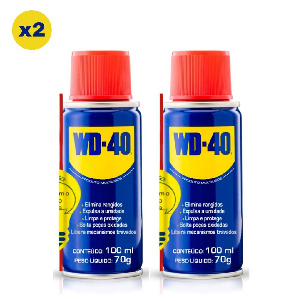 Combo C/02 Desengripante Wd-40 de 100 ml + Frete Gratis