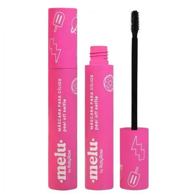 Máscara Cílios Peel Off Melu Like It Ruby Rose Longos Curvos h515