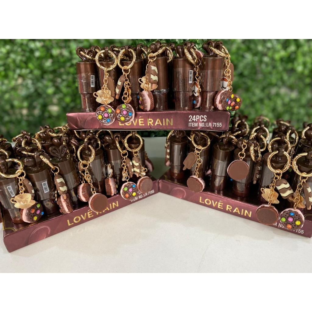 ´Gloss De Chocolate Com chaveiro Lançamento Com Aroma De Chocolate