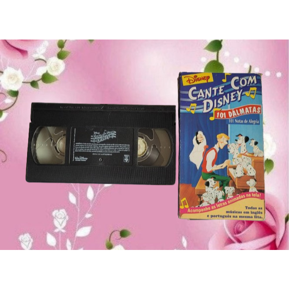 Cante Com Disney - 101 Dálmatas: 101 Notas de Alegria - Fita VHS