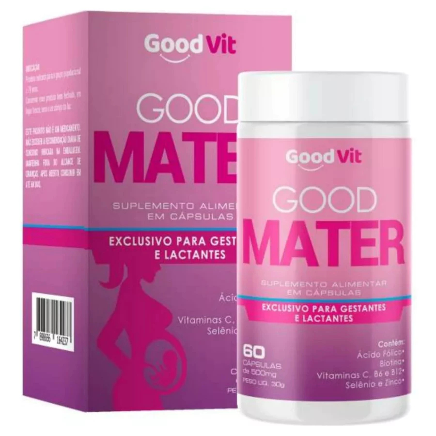 Good Mater Com Vitaminas E Minerais Para Gestante E Lactante- Good Vit