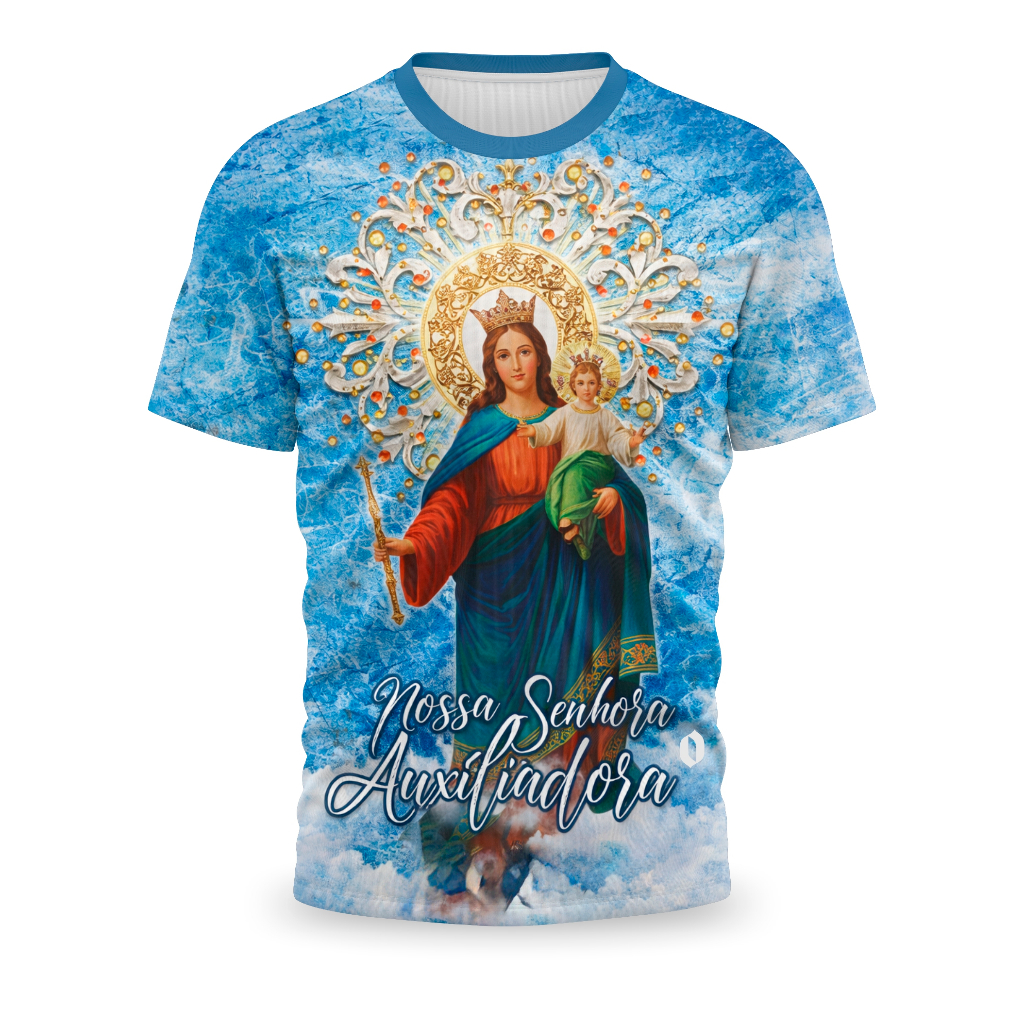 Camiseta Nossa Senhora Auxiliadora - Mod 01