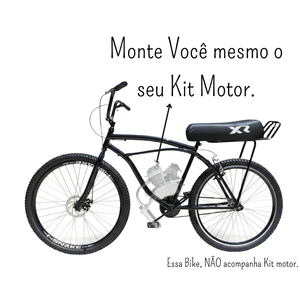 BICICLETA CAIÇARA ARO 29 PARA MOTOR QUADRO REFORÇADO SPITFIRE (SEM MOTOR)