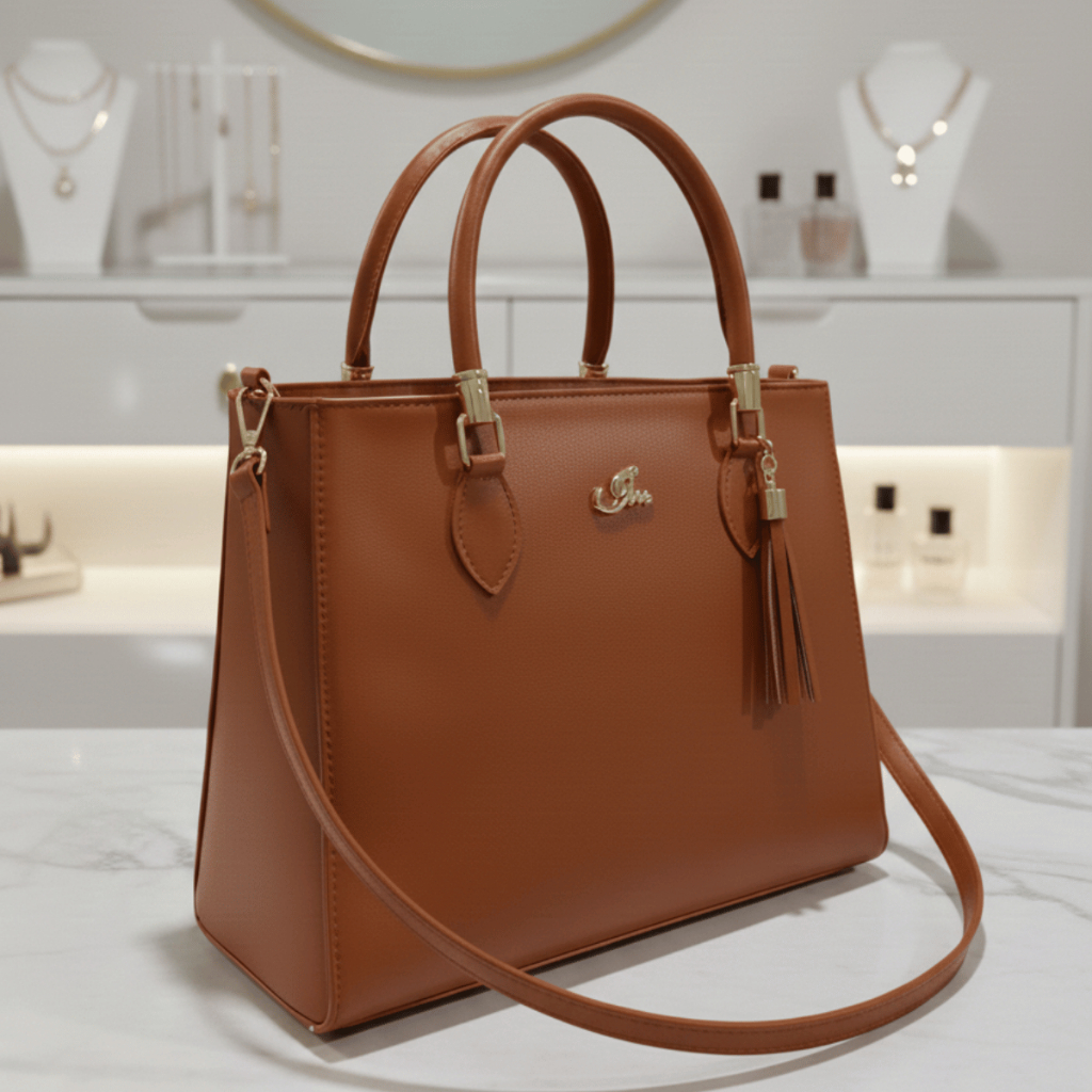 Bolsa Feminina Grande com Alça Transversal e de Mão Elegante Moderna Exclusiva Immateriale