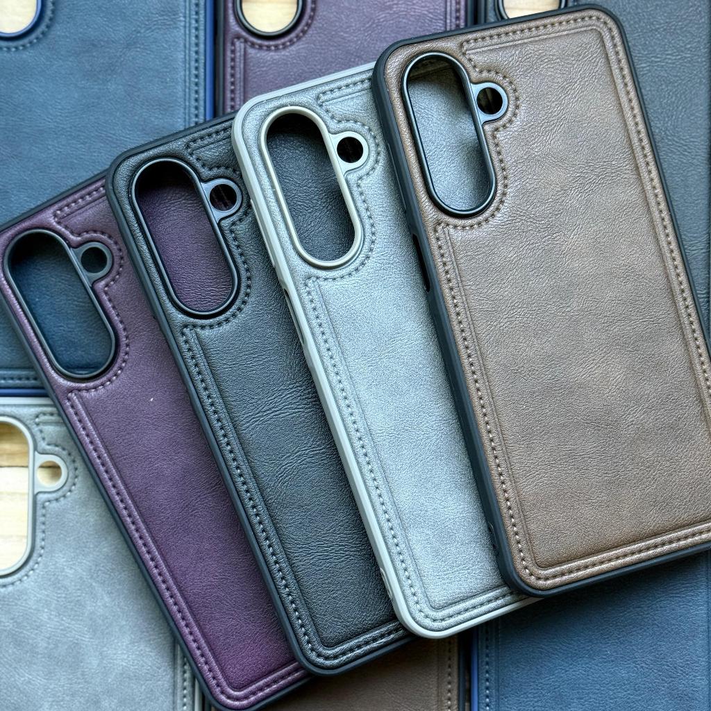 Capa Capinha Case anti impacto Premium em couro aveludada para Samsung Galaxy A15 | A16 |  A17 | A26 | M15
