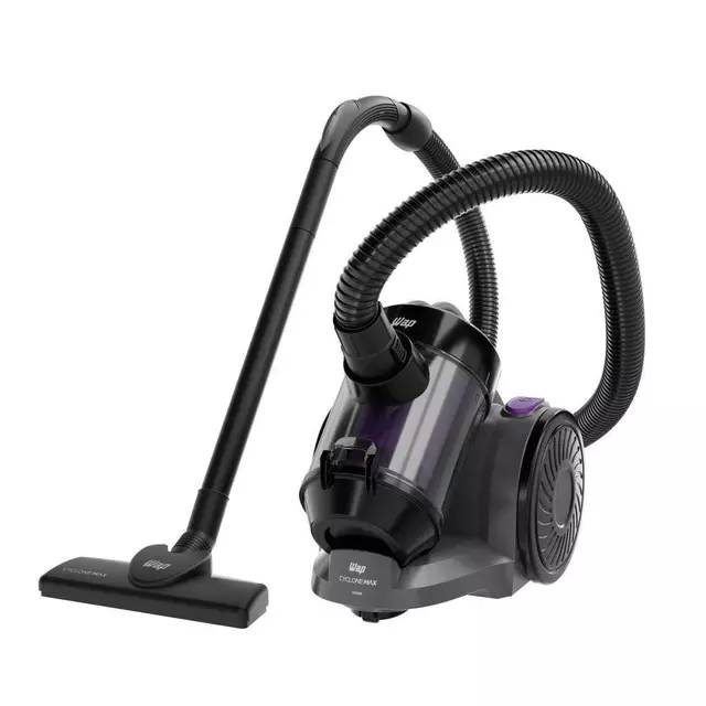 Wap Aspirador de Pó Wap Cyclone Max 1500w 2,5L Enrolador de Cabo automático Preto