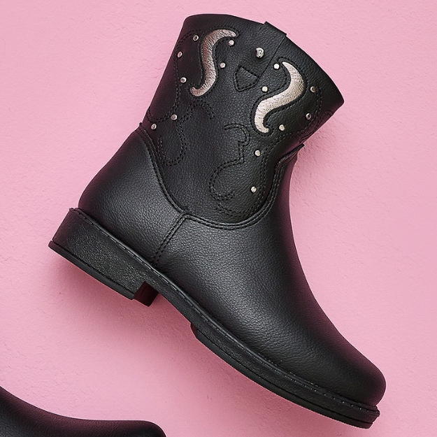 Bota Infantil Menina Western Cano Baixo Pampili
