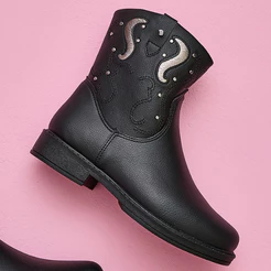 Bota Infantil Menina Western Cano Baixo Pampili