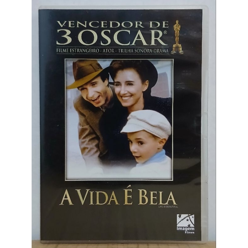 Dvd A Vida é Bela - Roberto Benigni - Original Usado