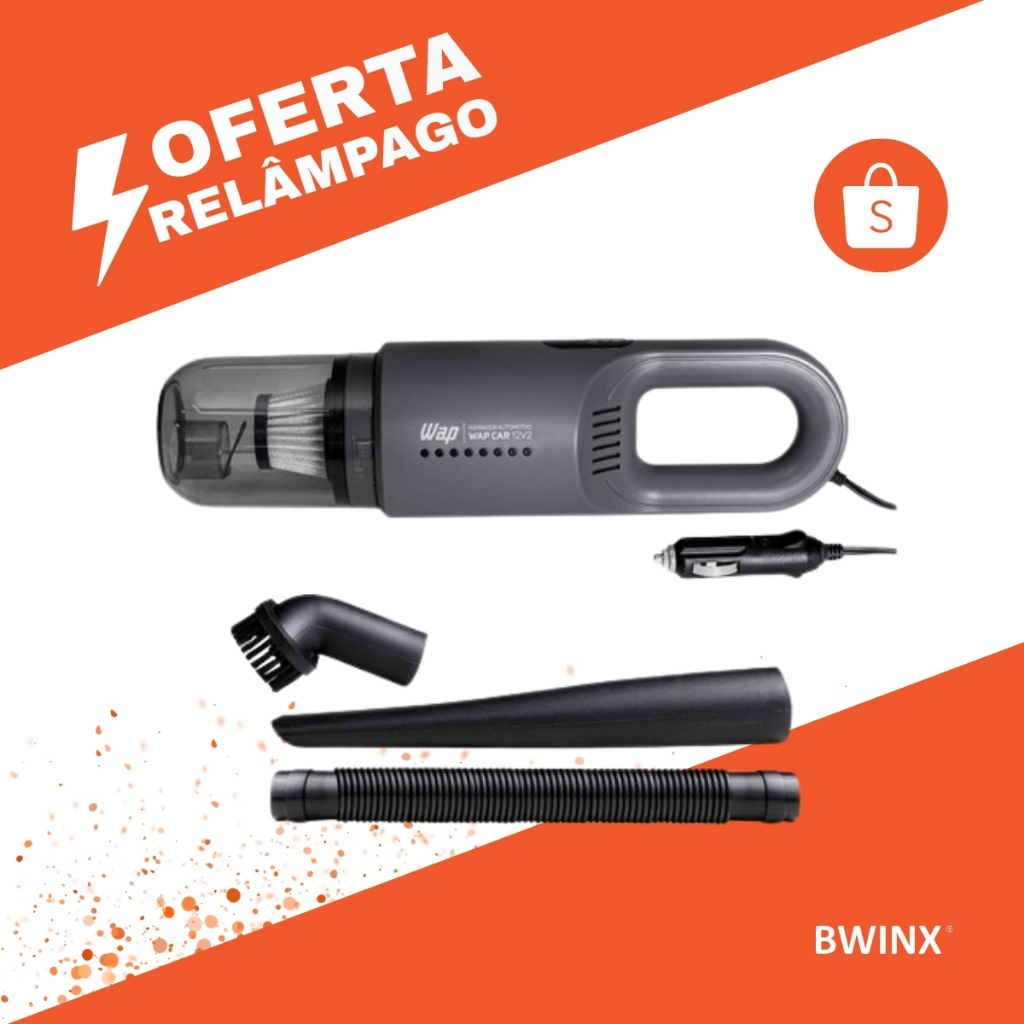 Aspirador Portátil De Mão 180w Automotivo 12V CAR 12v2 Wap
