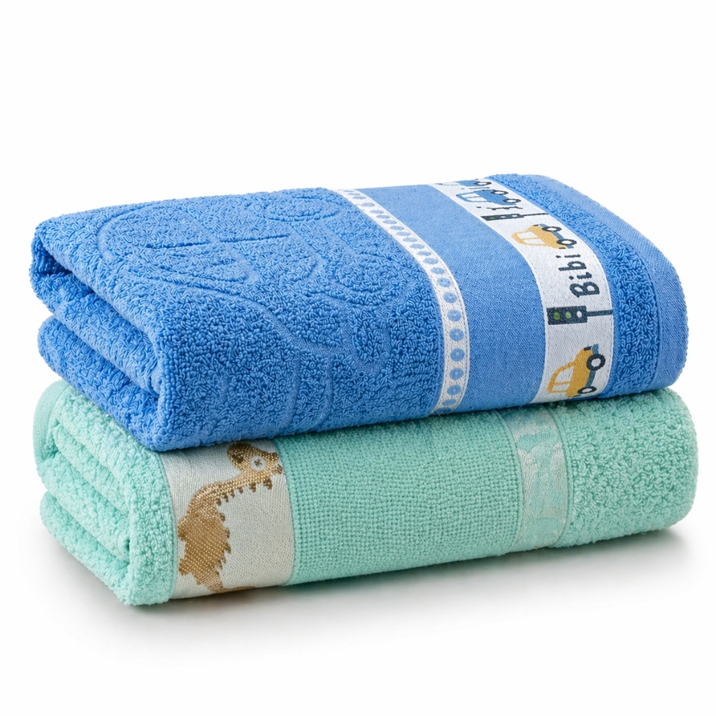 Kit 2 Toalha Banho Bebê Infantil Algodão Macia Confortavel Para Bordar Nome Presente Cha Bebe