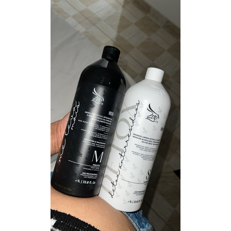 Zap Me Leva Escova Progressiva - Tratamento Intenso com Queratina e Macadâmia, Cabelos Lisos e Brilhantes