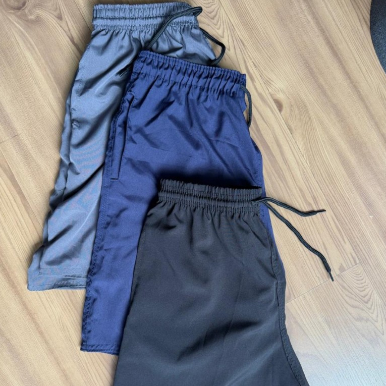 Kit 3 Bermuda Short Masculino Academia Praia Tactel Elastano Lycra Treino Esportivo Futebo GG
